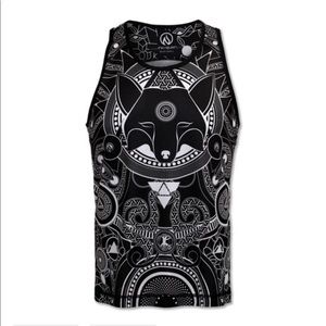 RARE INKnBURN Men’s Kitsune Singlet